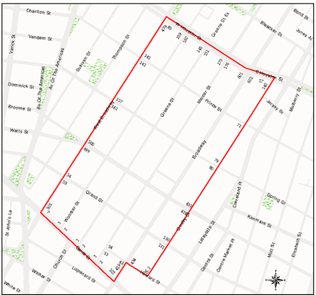 Map of Soho